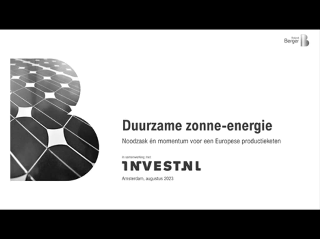 Duurzame zonne-energie