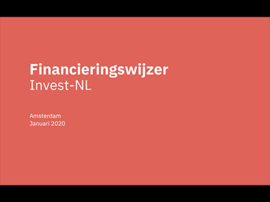 Financieringswijzer