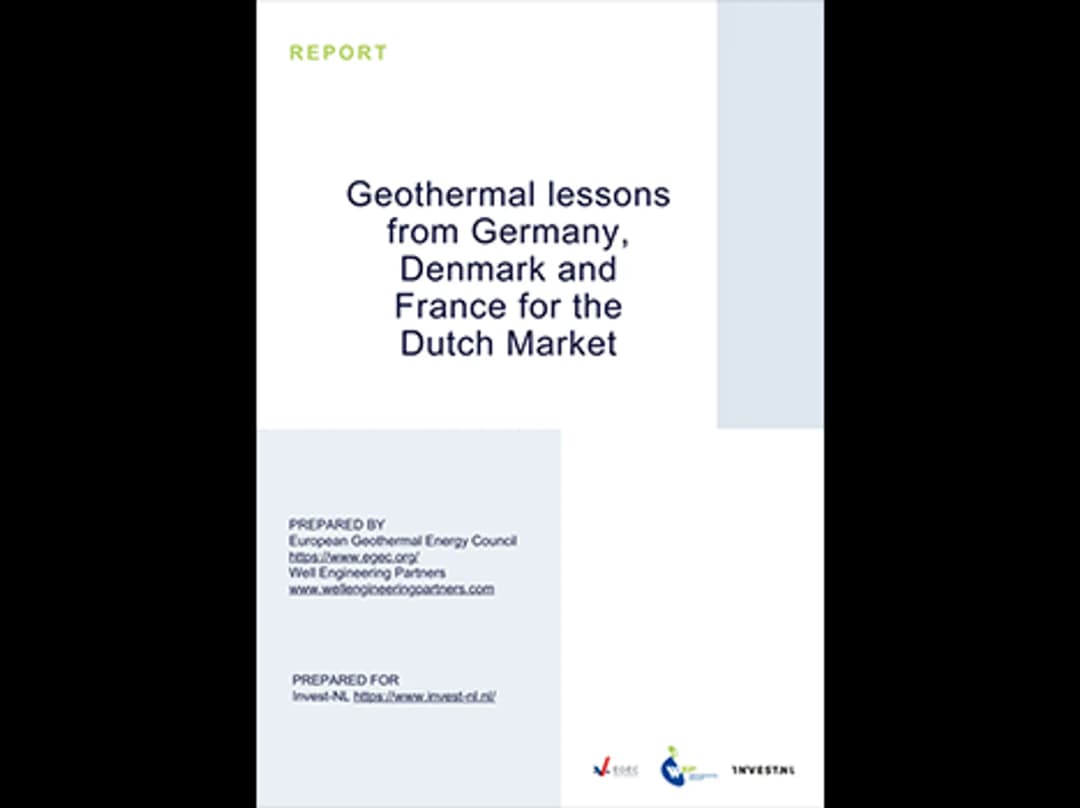 Geothermal lessons from Germany, Denmark and France for the Dutch Market