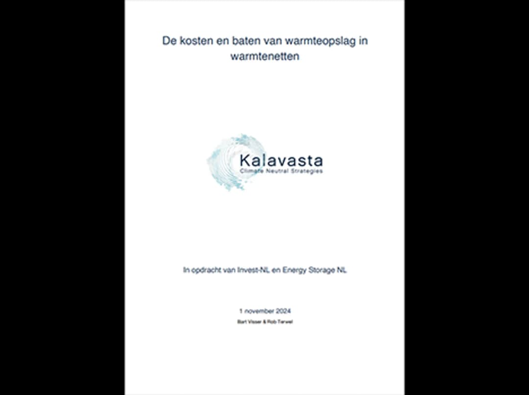 De kosten en baten van warmteopslag in warmtenetten