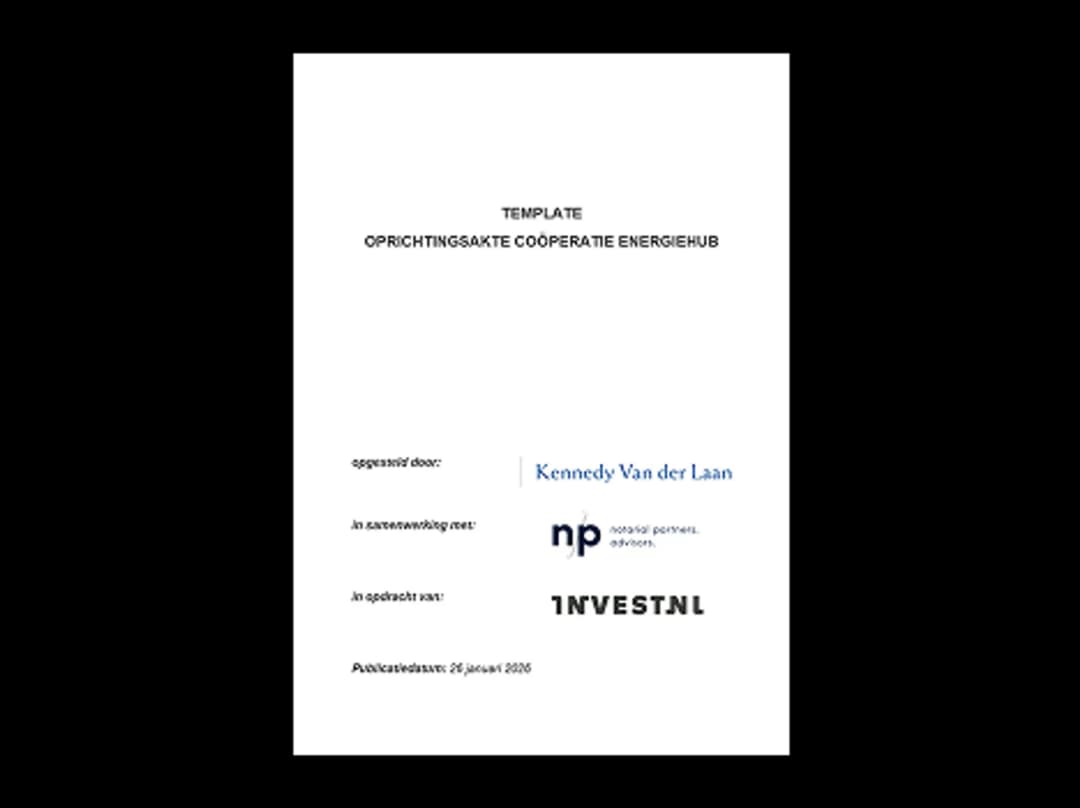 Juridische toolkit voor energiehubs met GTO