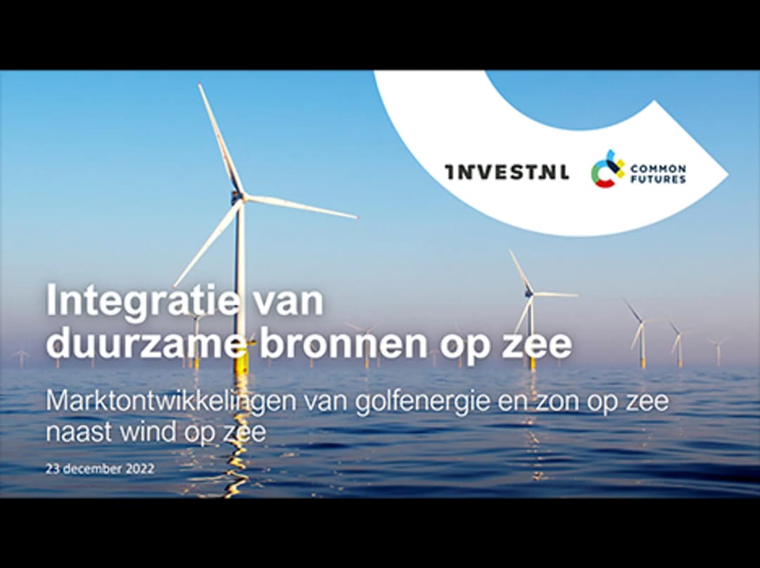Integratie duurzame bronnen op zee